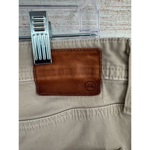 AG Adriano Goldschmied The Graduate Tailored Leg 5 Pocket Pants Mens 36x32 Khaki - Picture 8 of 14